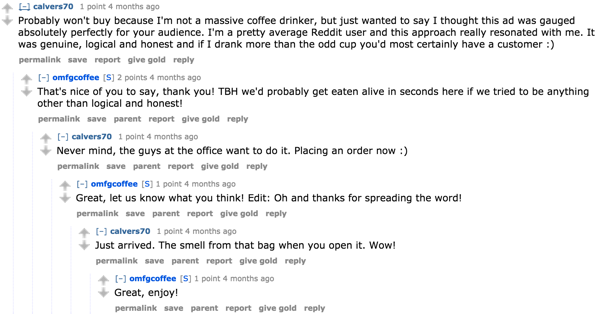 Pact Coffee reddit comments